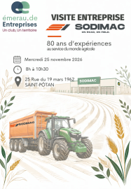 Emeraude Entreprises -  visite SODIMAC-nov2026